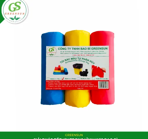 Túi đựng rác tự hủy sinh học – GreenSun